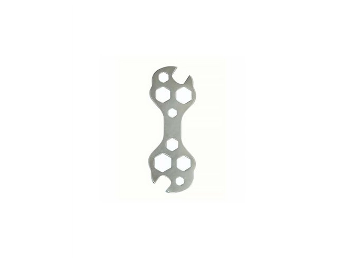 Llave ajustable multiusos para bicicletas, ergonómica, resistente a la corrosión, color plata, marca Gibalto.