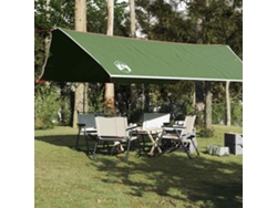 Lona De Camping Impermeable Verde 500x294 Cm