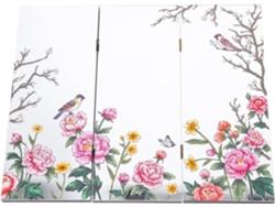 Mini Biombo Plegable De Acrílico Con 3 Paneles, Decoración Tradicional China Feng Shui.