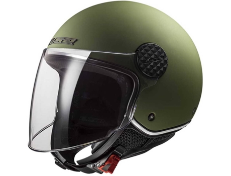 Casco Jet LS2 OF558 Sphere Lux Matt Military Green (Talla: XXL)