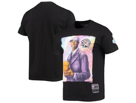 Camiseta de Hombre para Baloncesto MITCHELL & NESS Toronto Raptors Nba Script Tracy Negro (L)