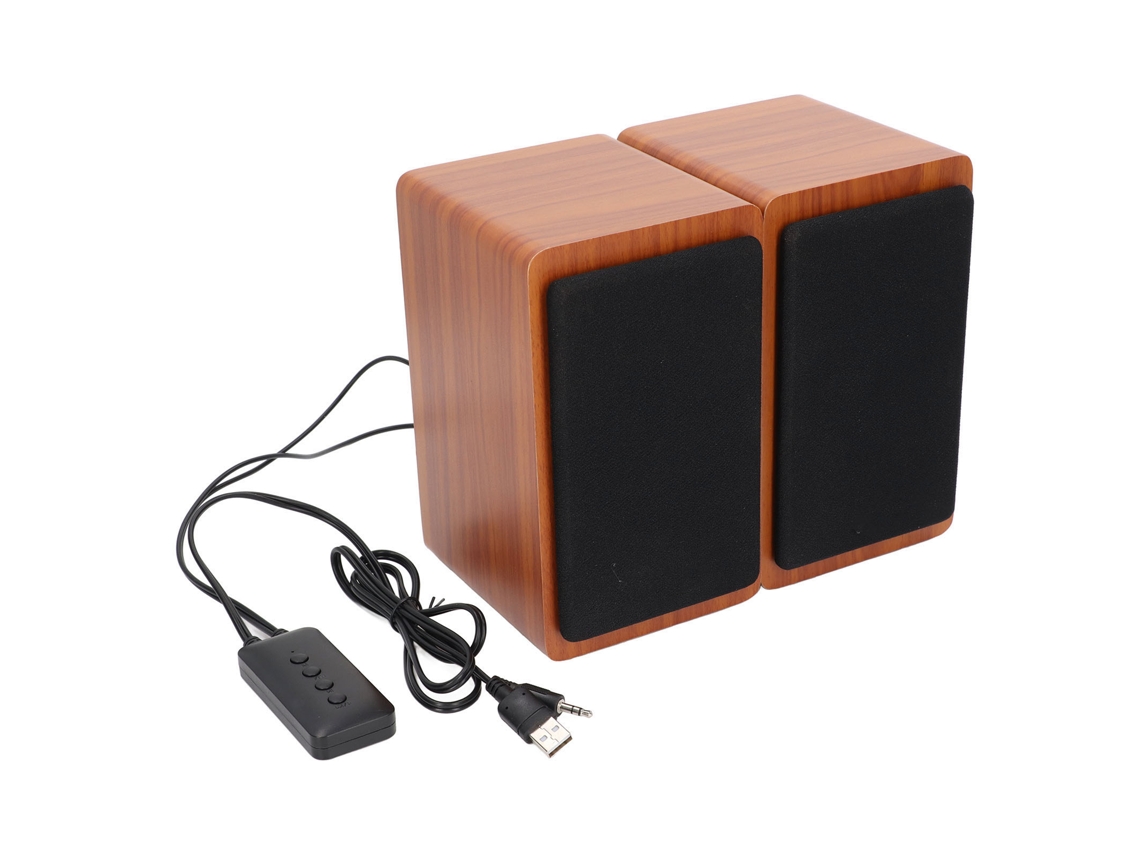 Alto-falantes De Computador Mini Usb Com Bluetooth Estável Subwoofer Para Pc Laptop Casa Noz