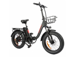 Bicicleta Eléctrica Plegable Baolujie Dz2030, Batería Extraíble De 48 V Y 16 Ah, Intermitentes.