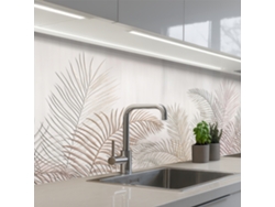 Paneles para salpicadero de cocina - Beige - Botánico - Vintage 250x80 cm