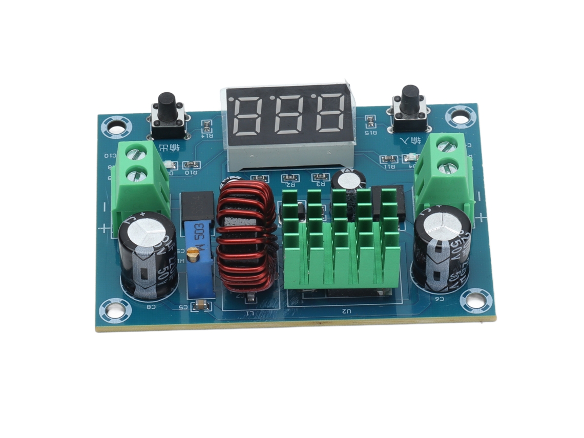 Módulo regulador de voltaje digital ajustable (CC 8-38 V a CC 1,3-36 V, 5 A, XHM291)