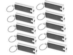 Linternas, 10 Unidades, 10 Unidades De Linternas Led Llavero, Compactas, Blancas