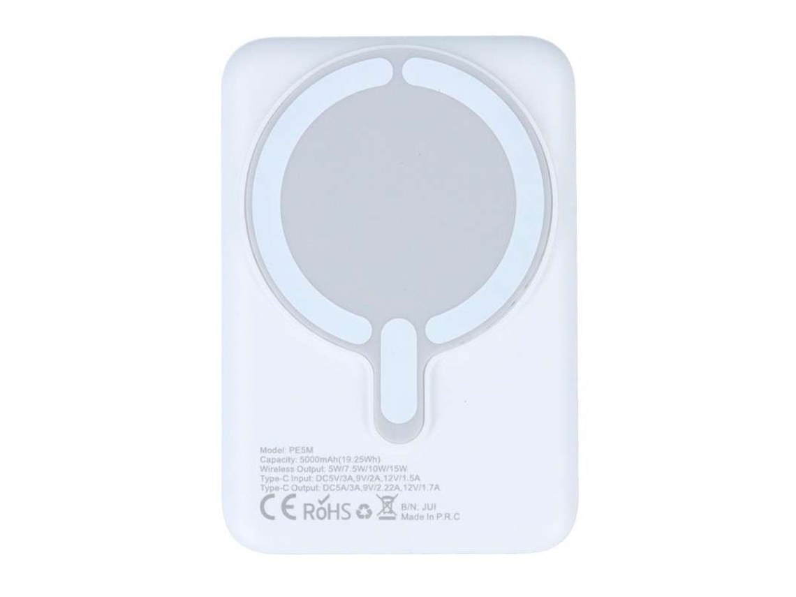 Powerbank Compatible Con Magsafe Blanco - 5.000 Mah
