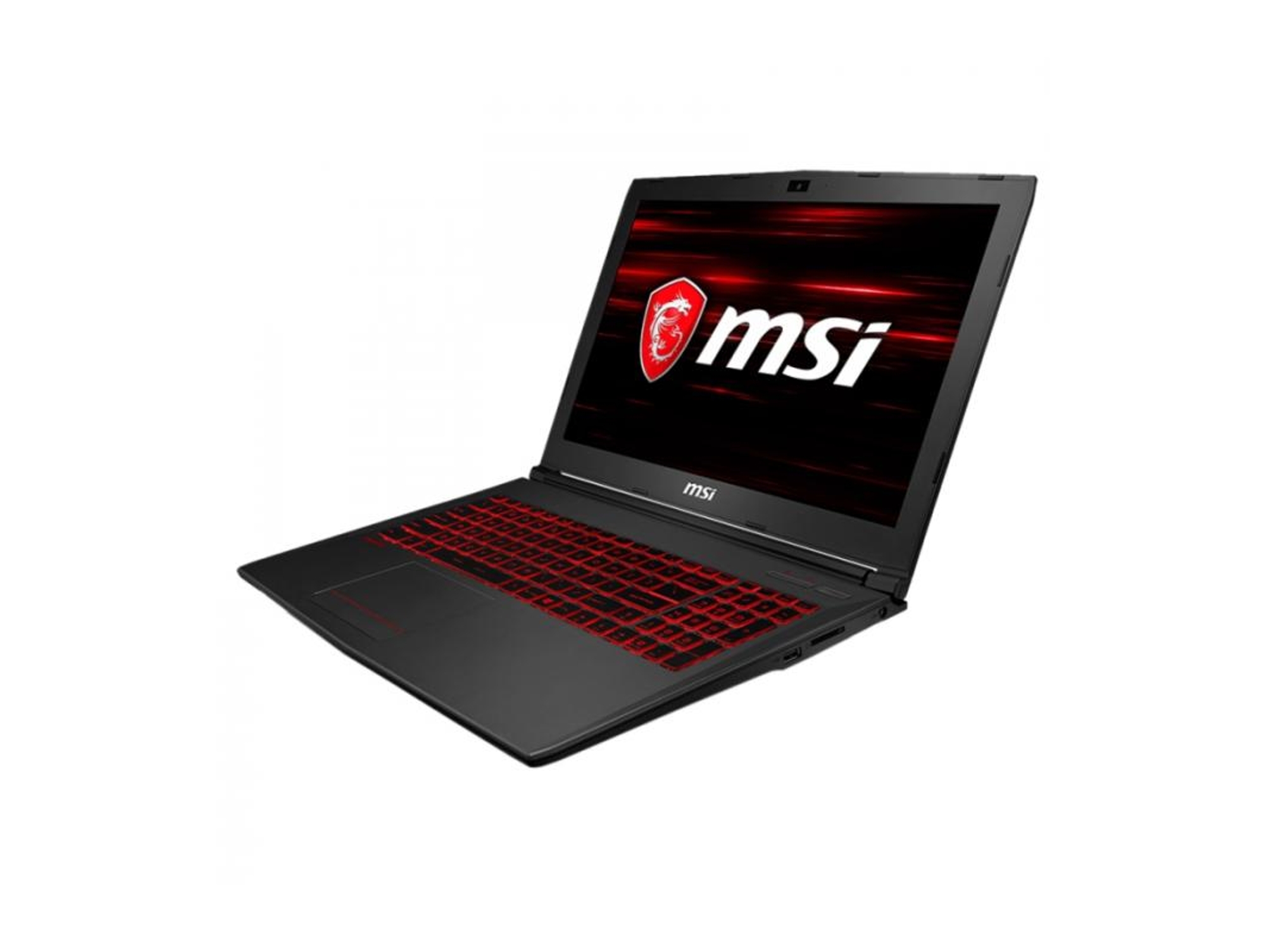 Portátil Gaming MSI GV62 8RD-011XES (Intel Core i7-8750H - NVIDIA GeForce GTX 1050 Ti - RAM: 8 GB - 1 TB HDD + 256 GB SSD - 15.6'')