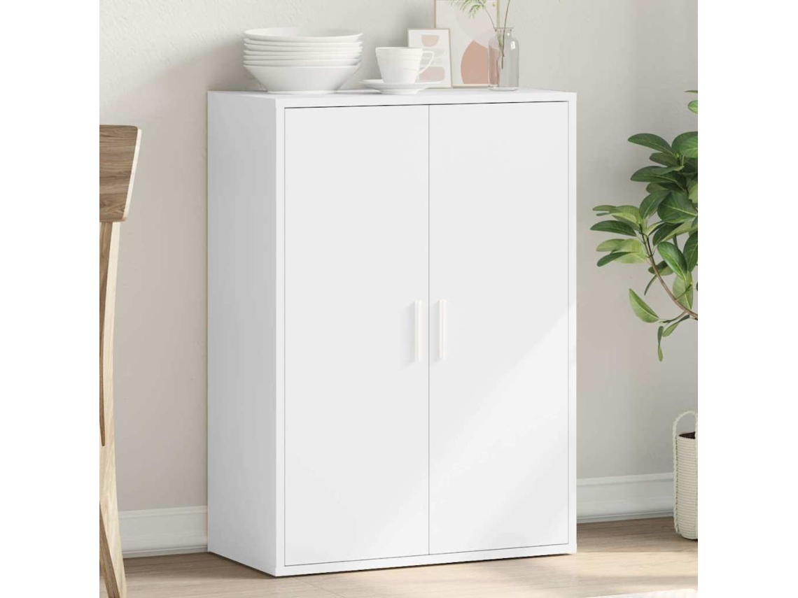 Aparador | Vitrina buffet 60x31x84 cm, derivados de madera, blanco