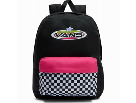 Mochila Escolar VANS STREET SPORT REALM VN0A49ZJKMN1 (Negro - 100 % poliéster)