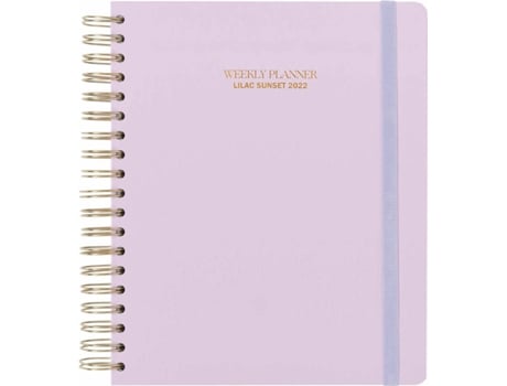Agenda Escolar ERIK EDITORES Lilac Sunset By Kokonote (2021/2022 - Semanal - 17 Meses - 21x25 cm - Inglés)