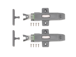 Juego De Cerraduras De Presión Para Puertas De Armarios De 2 Piezas, Cerradura Automática De Rebote Abs, Resistente A Colisiones.