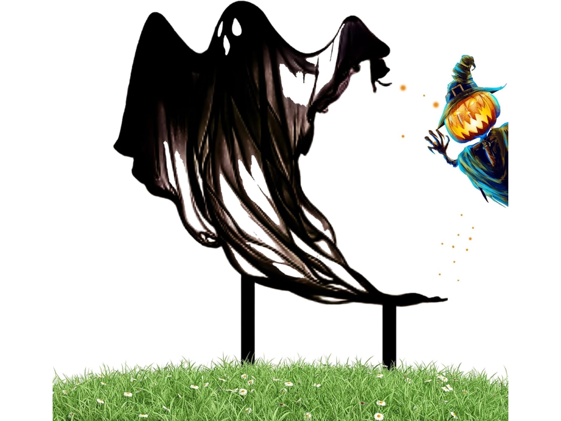 Estacas Espeluznantes Para Exteriores: Maceta Fantasma, Para Todas Las Estaciones, Jardín De Halloween, Decoración De