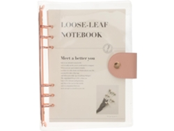 Caderno Portátil A5 Com Páginas Transparentes Removíveis, Fichário Para Anotações, Desenhos E Material