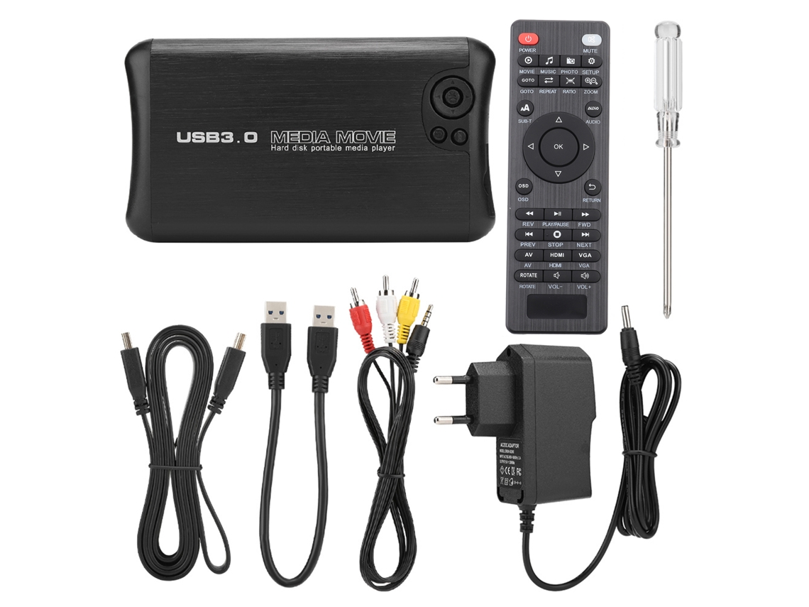 Reproductor Multimedia Hd 1080p 160g Hdmi/av