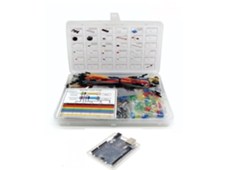 Kit De Inicio De Componentes Electrónicos Con Placa De Pruebas De 830 Pines Y Módulo De Fuente De Alimentación Compatible Con Arduino Uno R3.
