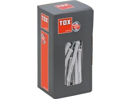 Caja de 50 tacos clavo lsn attack 8 x 100 mm + tornillo lsn-sk TOX