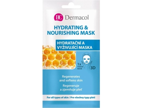 Mascarilla Facial DERMACOL Hydrating & Nourishing Mask 3D Moisturising And Nourishing Sheet Mask (15ml)
