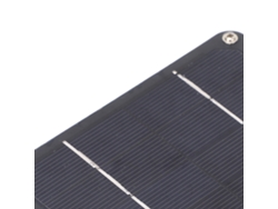 Kit de ventilador con panel solar de 20 W, monocristalino, para jardín y viajes, color negro.