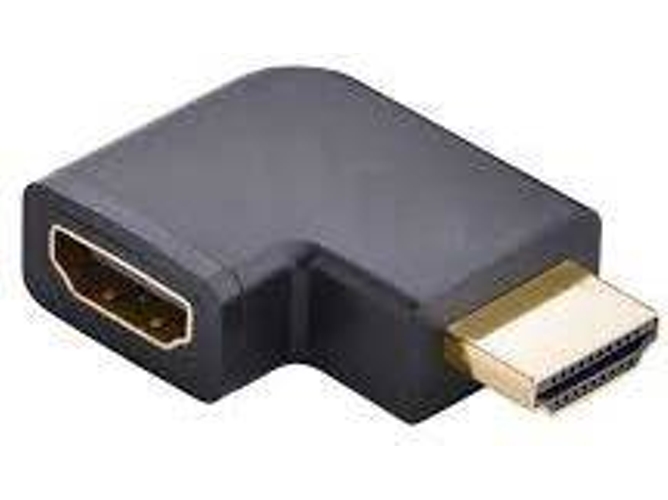 Adaptador HDMI Macho para HDMI Hembra Codo (Derecho)