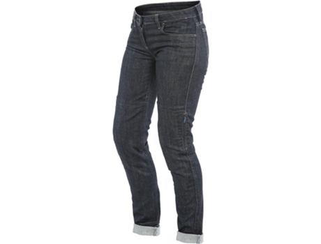 Pantalones para Mujer DAINESE Denim Slim Tex Gris para Motociclismo (30)