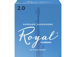 Plectro para Saxofón D'ADDARIO Royal Soprano Saxophone 2.0 (10 unidades)