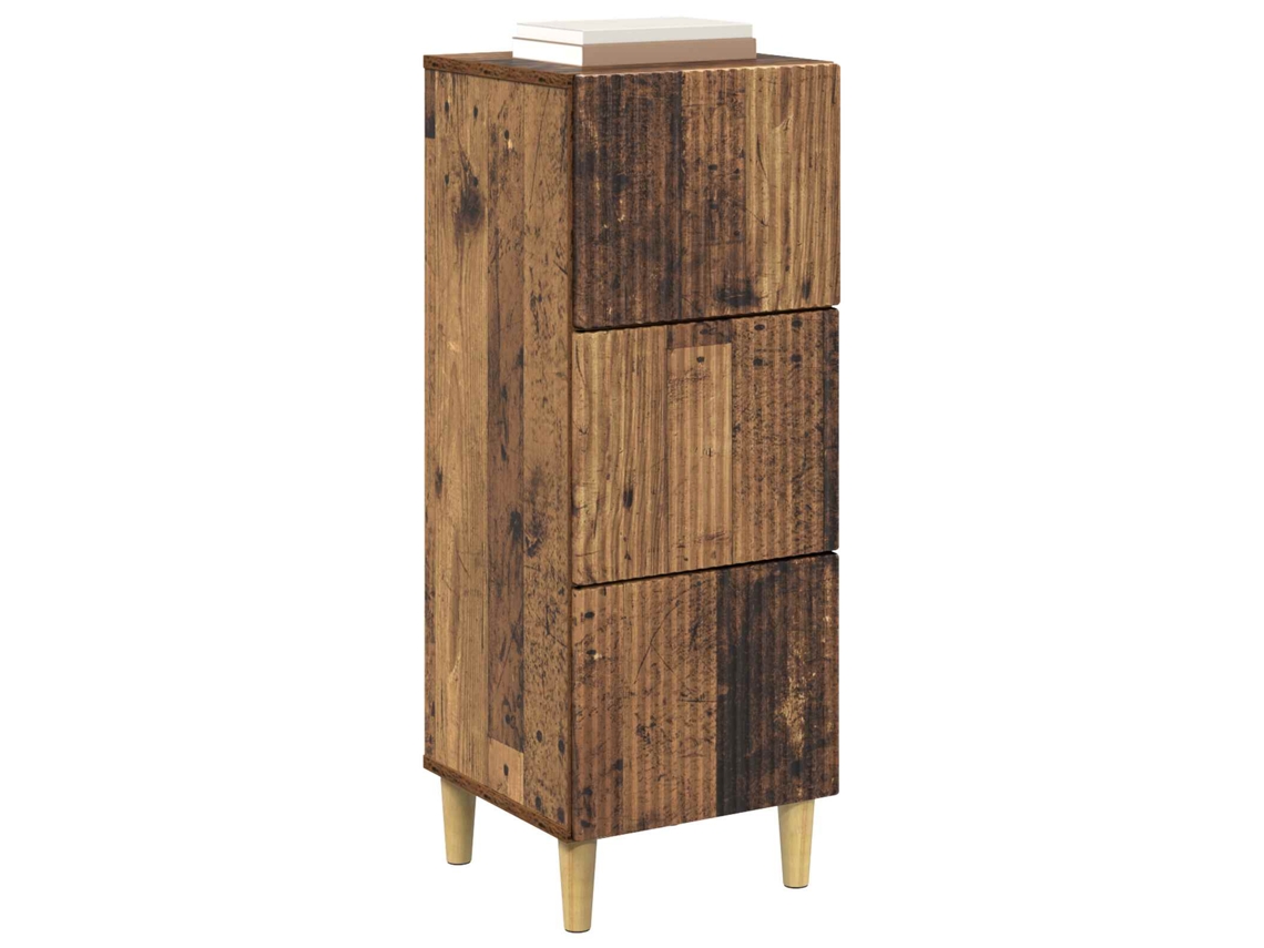 Maison Exclusive - Cajonera Madera Envejecida 33 X 34,5 X 90 Cm