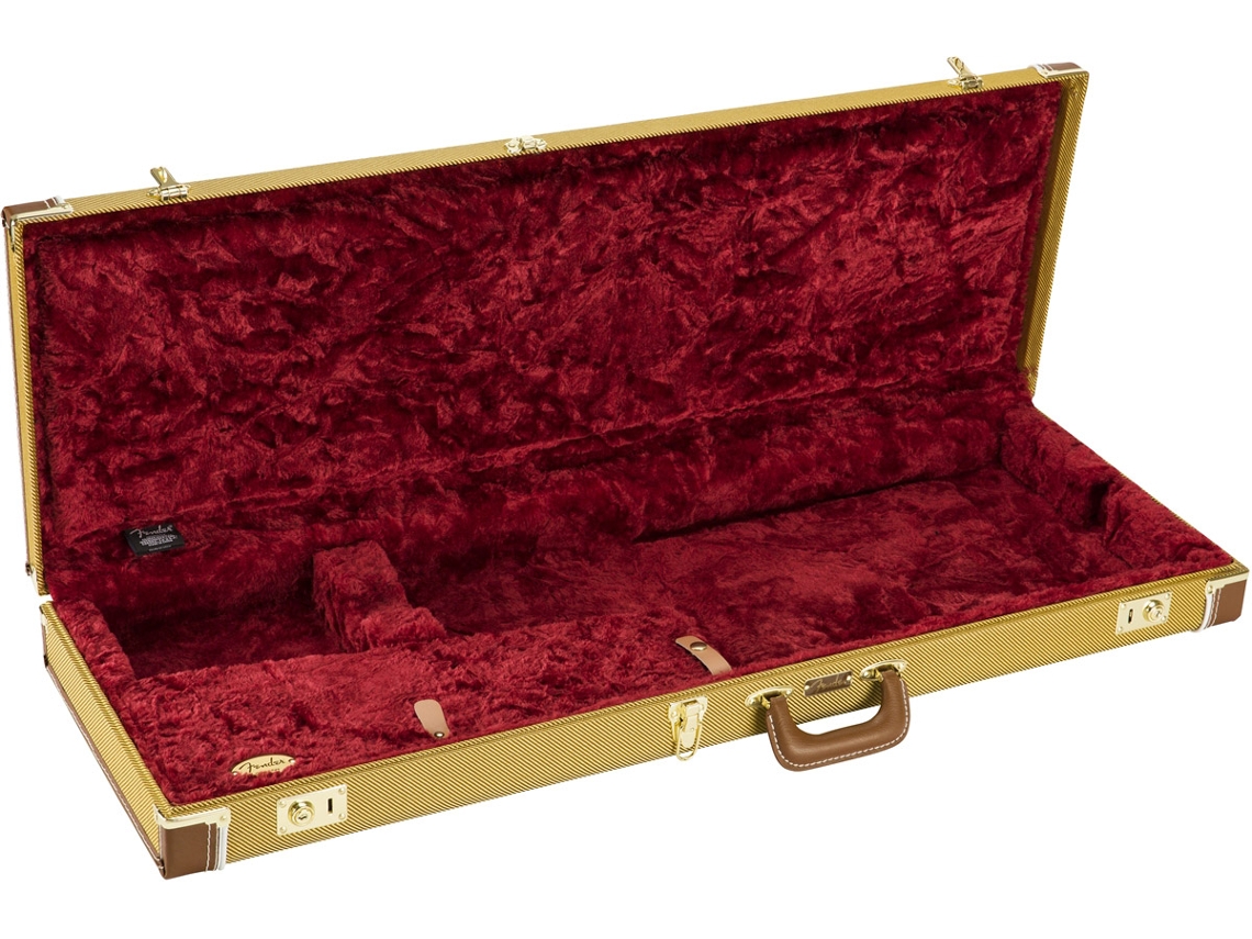 Fender classic series wood case strat/tele tweed