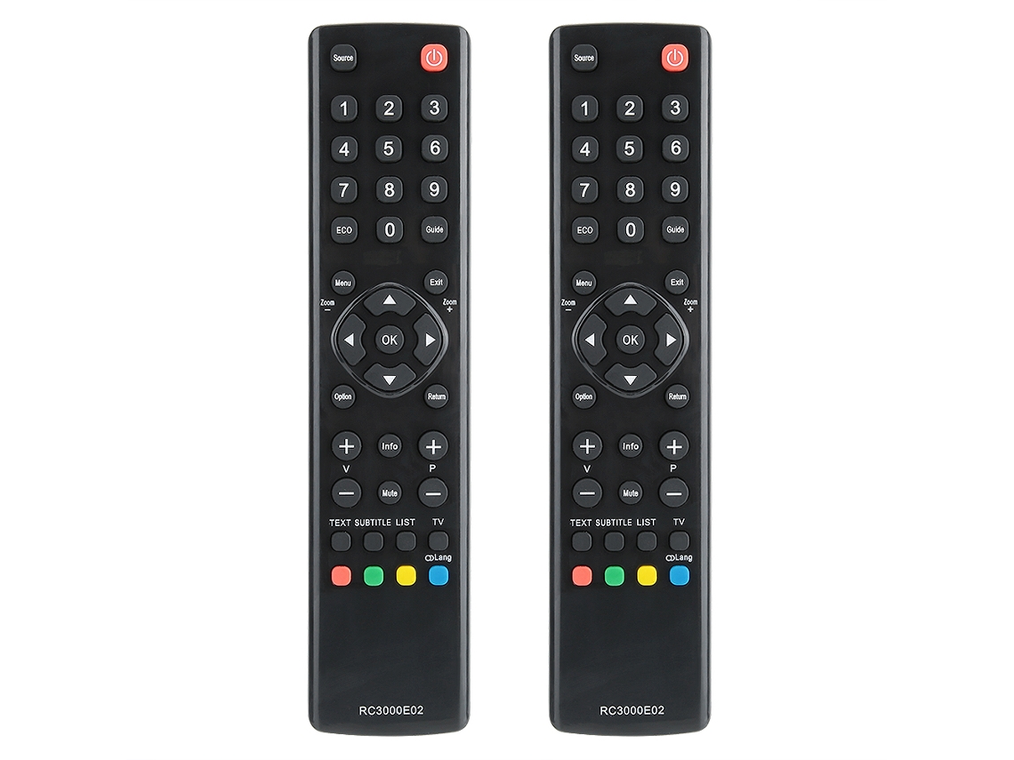 Control remoto de TV con botones multifuncionales grandes