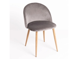 DUDECOR Silla Bristol Gris Claro