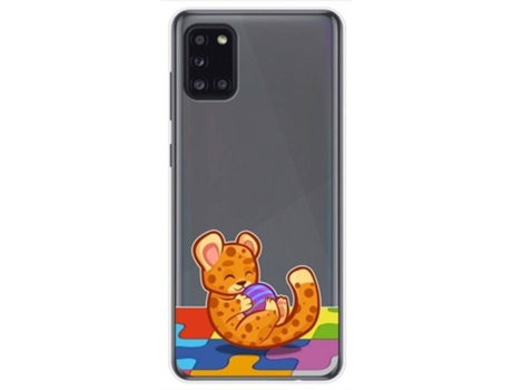Carcasa Samsung Galaxy A31 TUMUNDOSMARTPHONE Dibujos Transparente Multicolor