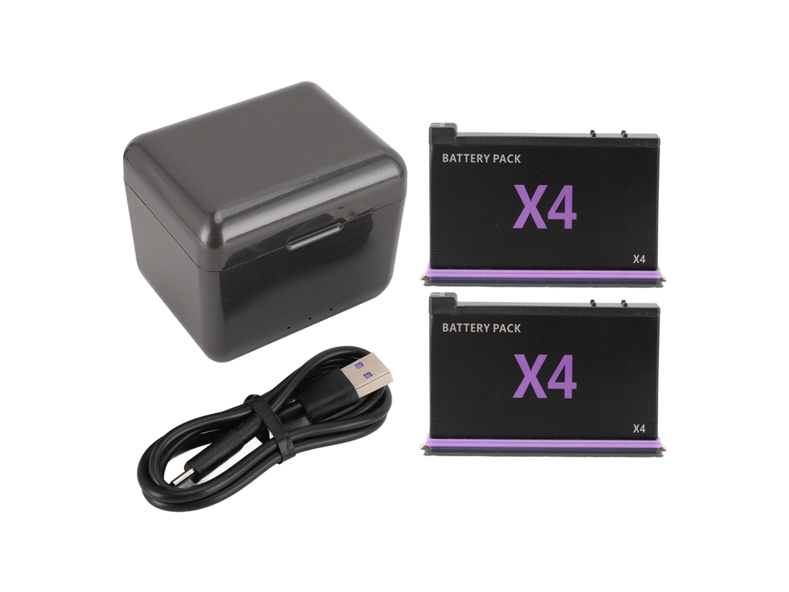 Cargador De Baterías Para X4 - Hub De Carga De Baterías Reemplazable Para Cámara X4