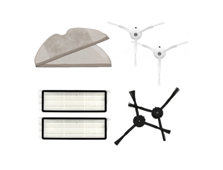 Cepillos laterales de filtro Hepa de repuesto para Xiaomi Roborock S50 S51 S55 S5 S6 T60 T61 T4 T6 Mi Robot aspirador mopa repuestos
