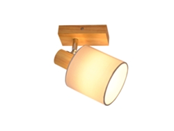 Foco de Techo Moderno para Pared de Madera Pasillo Giratorio 350 E14 Máx.40W para Salón Dormitorio Cocina Sin Bombilla NETTLIFE