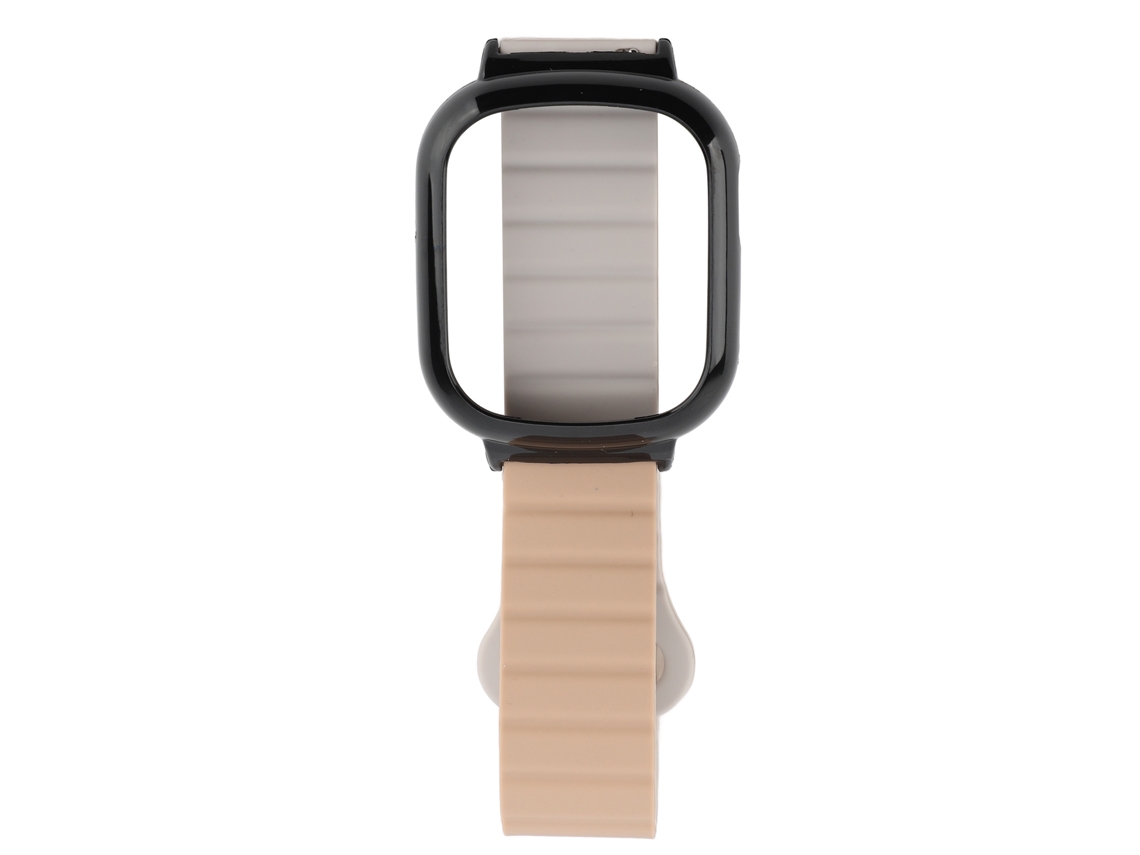 Correa Magnética Para Reloj, 4 Correas De Silicona, Bisel De Policarbonato Ajustable, Repuesto De Acero Damasco.