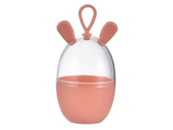Porta Esponja De Maquiagem Com Corda Caixa De Sustentação De Desenho Animado Rosa Em Plástico Leve E Higiênico