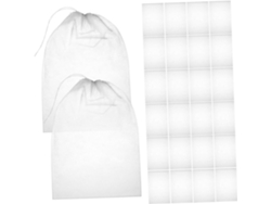 100 Bolsas Reutilizables De Tela No Tejida Para Guardar Ropa Y Objetos Pequeños.