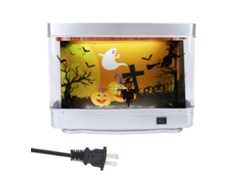 Lámpara De Mesa Led Decorativa Con Fantasmas Y Acuario Virtual Para Halloween