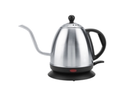 KOFIHETY Hervidor Eléctrico de Acero Inoxidable con Pico de Cisne 1L, Hervido Rápido, para Cafetera de Goteo (Enchufe UE)