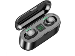 Auriculares Bluetooth True Wireless LOVEBABYLY F9 (In Ear - Micrófono - Noise Cancelling - Negro)