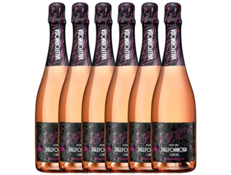 Espumante VALLFORMOSA Vallformosa Origen Rosado Brut Cava (0.75 L - 6 unidades)