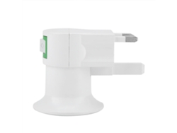 Adaptador De Lámpara Enchufable E27 Con Interruptor, Portalámparas De Pared Con Tornillo Para Bombillas Led, Incandescentes Y De Bajo Consumo.