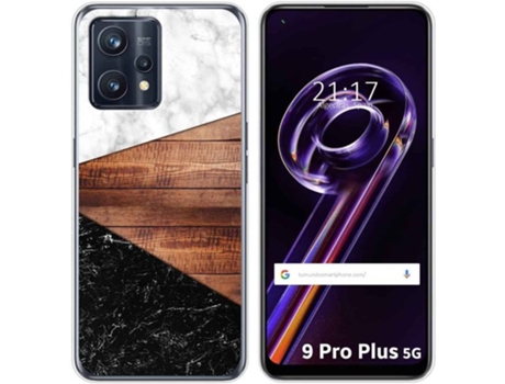 Carcasa para Realme 9 Pro Plus 5G TUMUNDOSMARTPHONE Dibujos Mármol 11 Multicolor