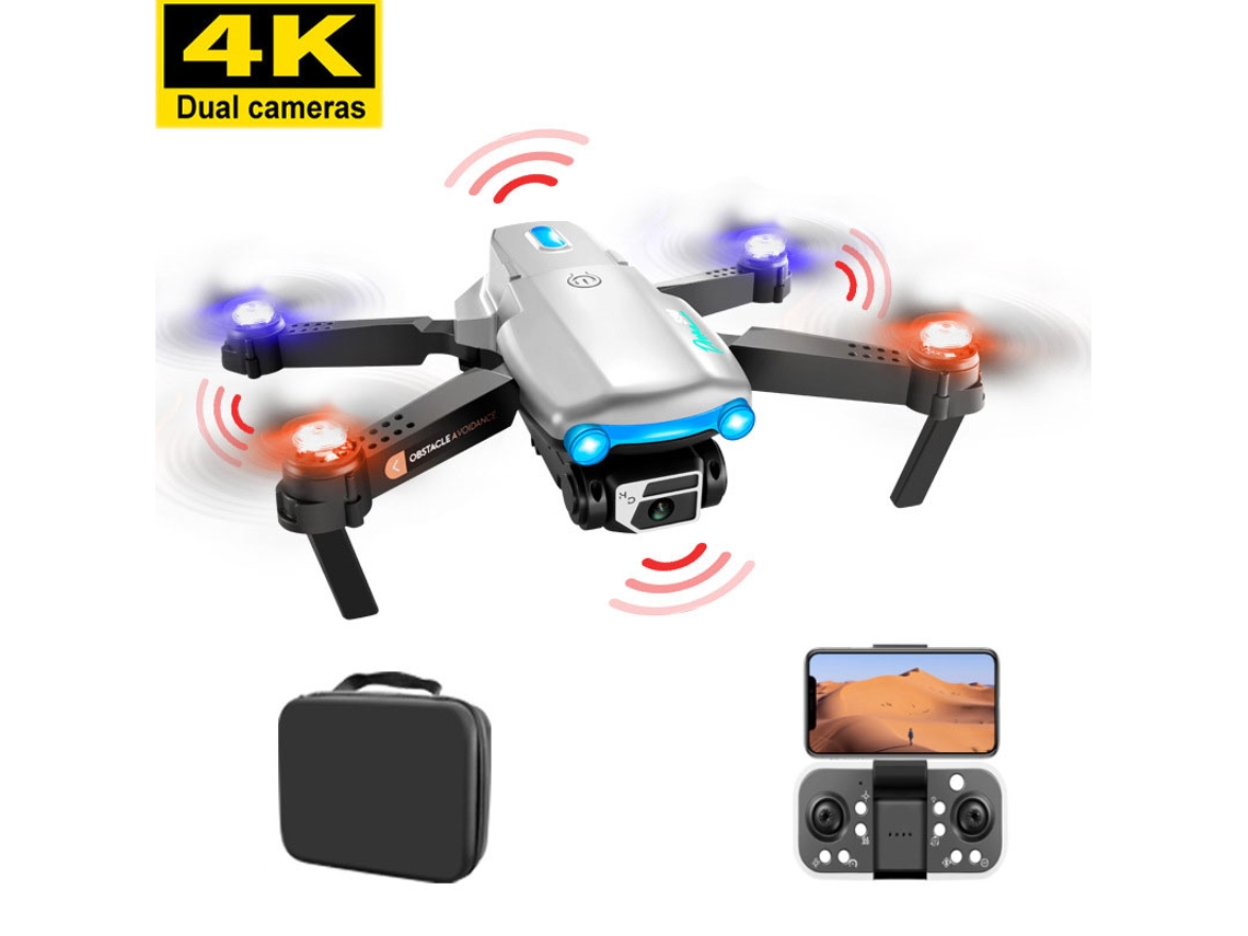 Dron De Control Remoto S98 Con Cámara 4k (cámara Doble - Duración De La Batería 15 Min - Astilla)