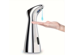 Dispensador De Jabón Automático De 200 Ml Dispensador Inteligente De Jabón De Manos Para Baño Y Cocina Plateado Gertiz
