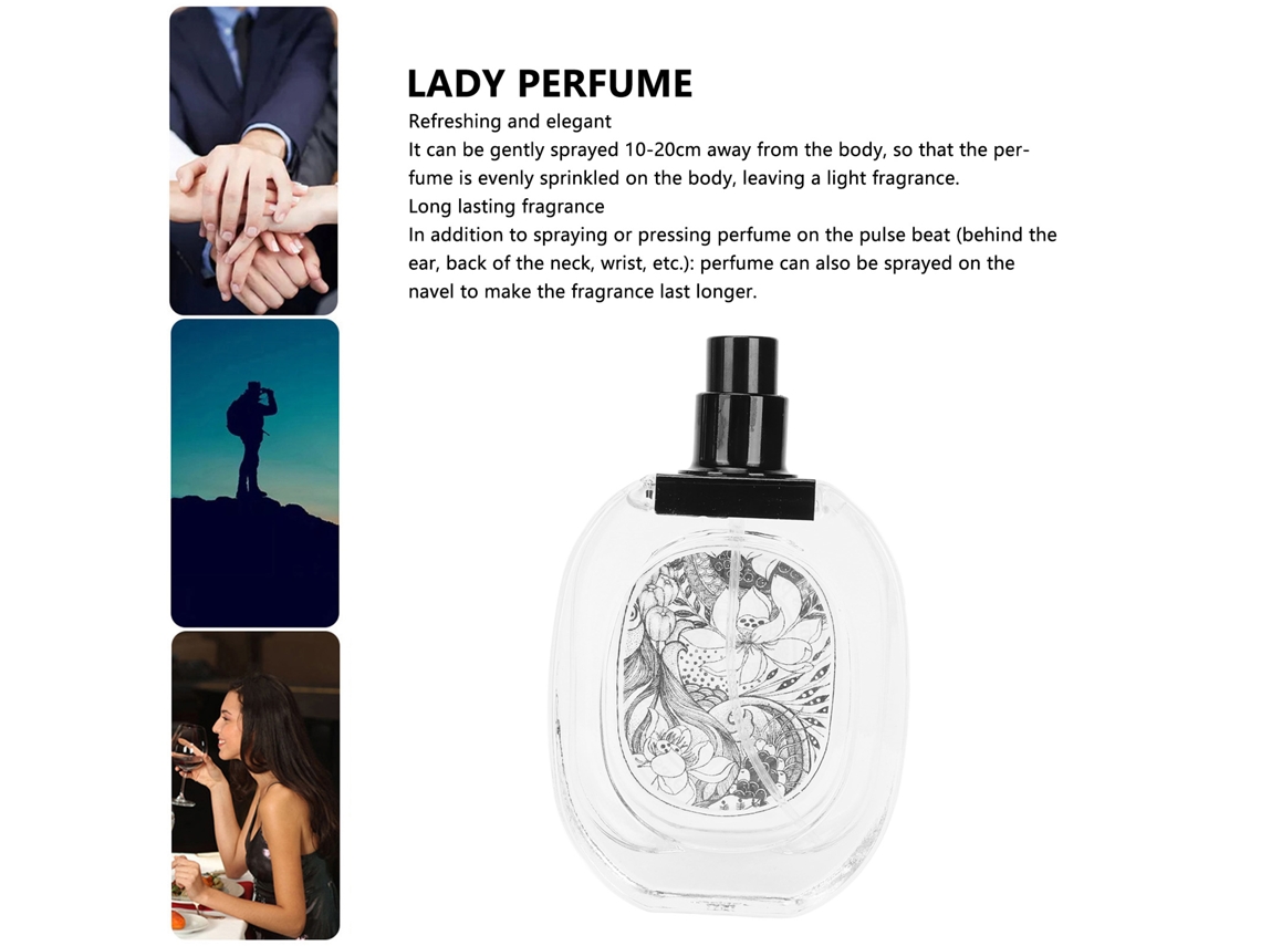 Perfume Femenino Con Una Fragancia Ligera Y Duradera, Con Notas Florales Amaderadas.