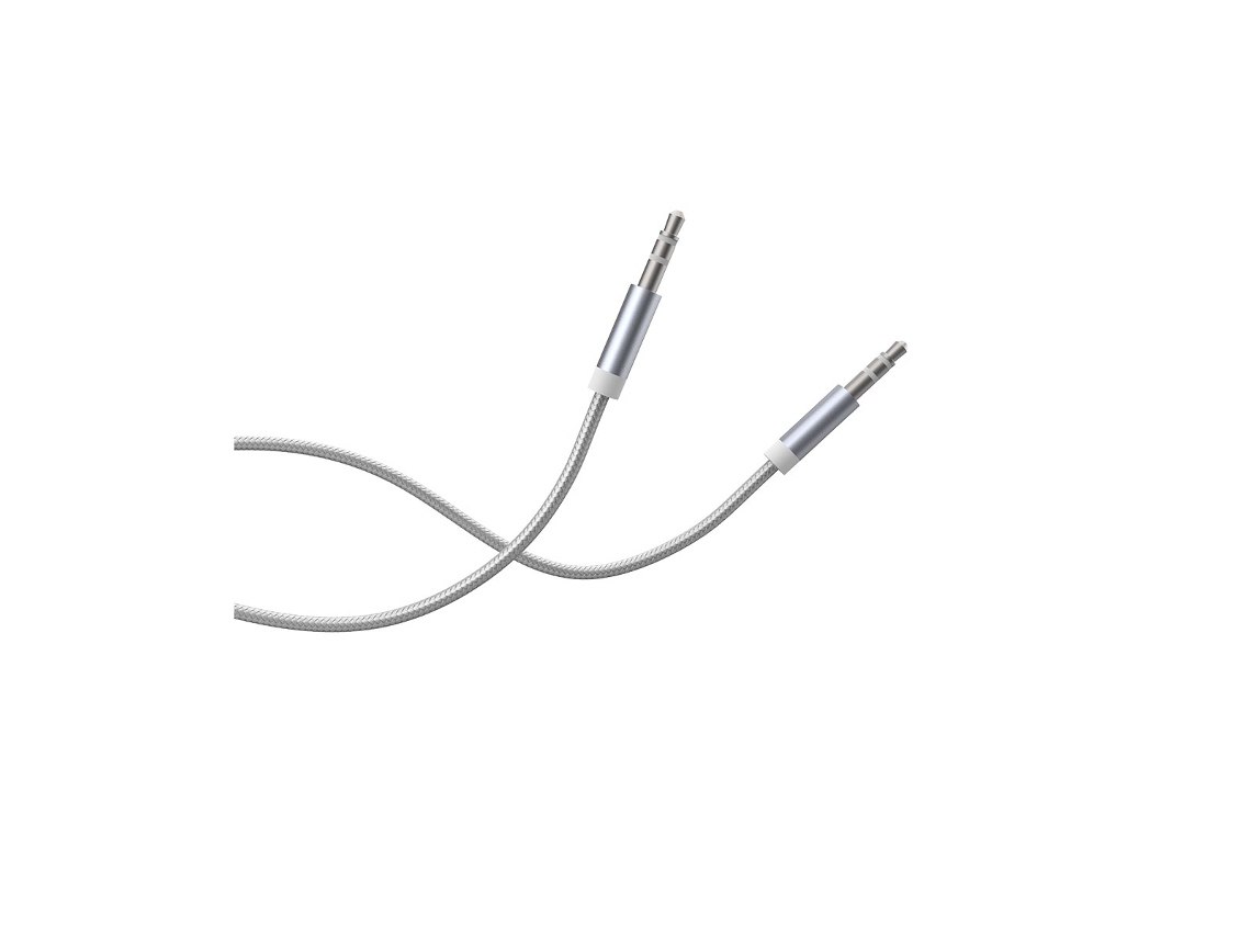 Cable Audio Jack To Reinforced Force Power Blanco