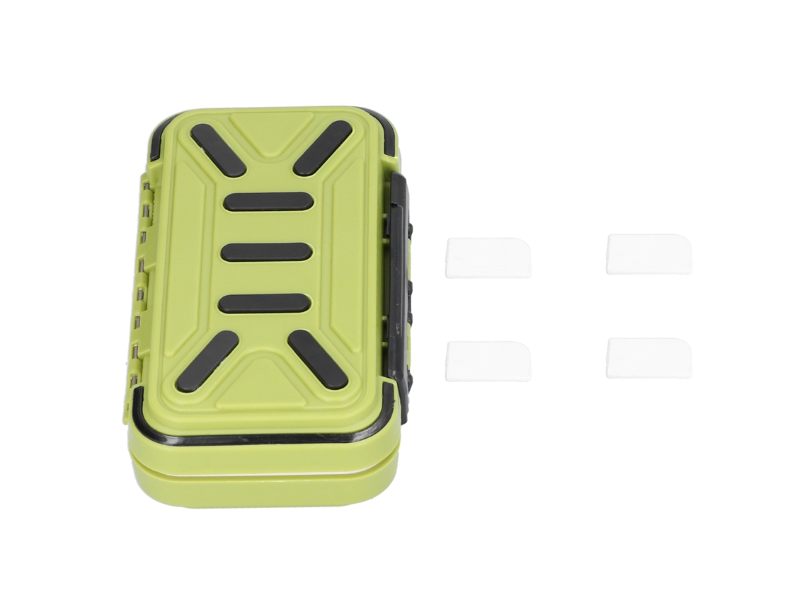 Danu26-caja De Almacenamiento De Lures Impermeable Para Pesca De Mar Y Mosca, Compacta De Plástico, Color Verde Claro