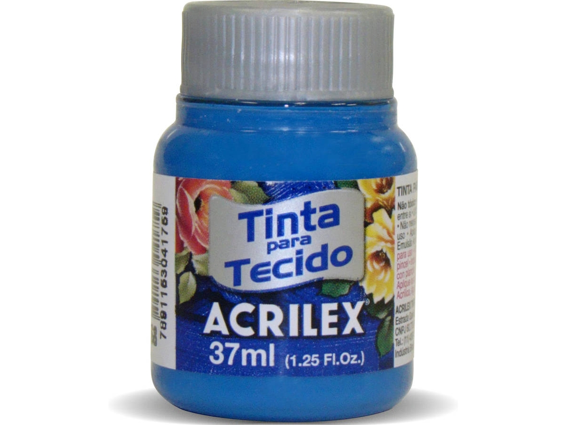 Tinta de Tela Mate Acrilex Azul Ceruleo (04140/568 37ml)