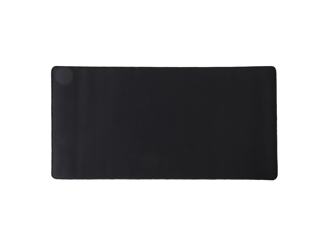 Alfombrilla de ratón grande, impermeable y antideslizante con bordes cosidos para juegos, trabajo y hogar - Negra